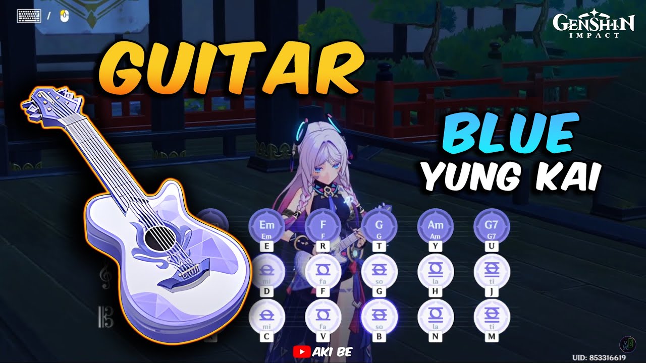 Yung Kai - Blue (Test) Guitar Cover【Genshin Impact】