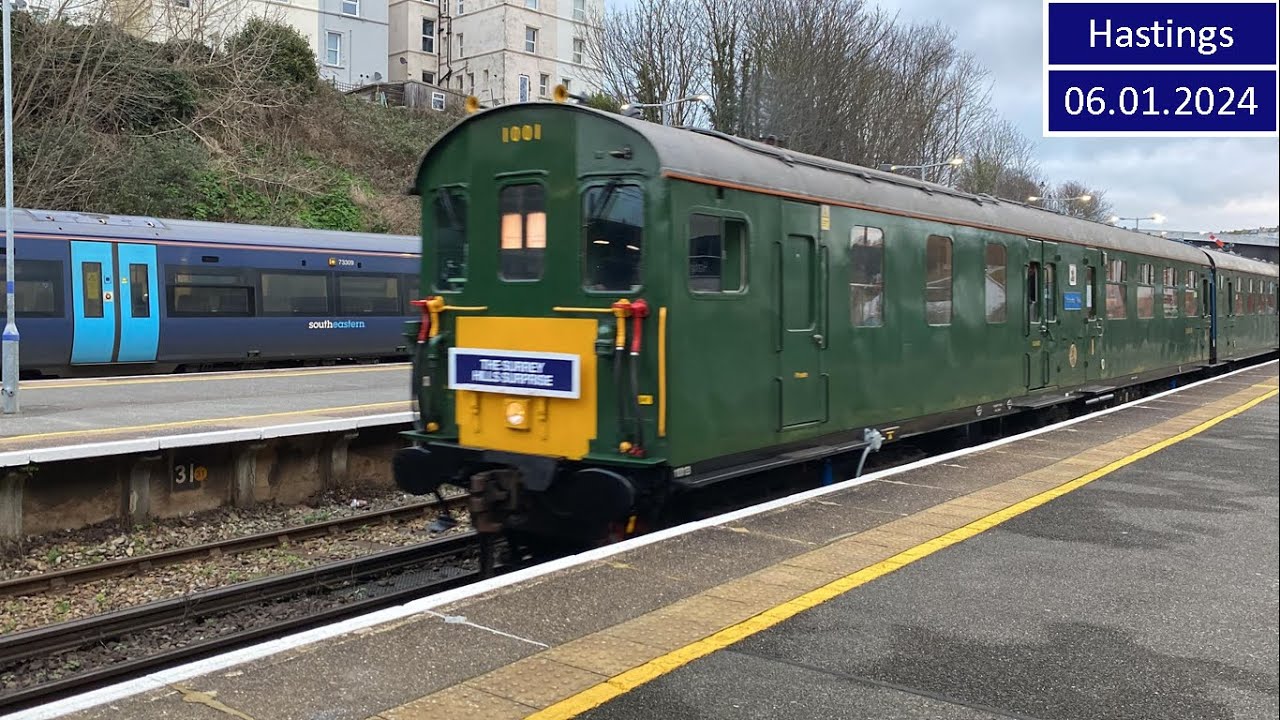 Trains at Hastings, 06.01.2024