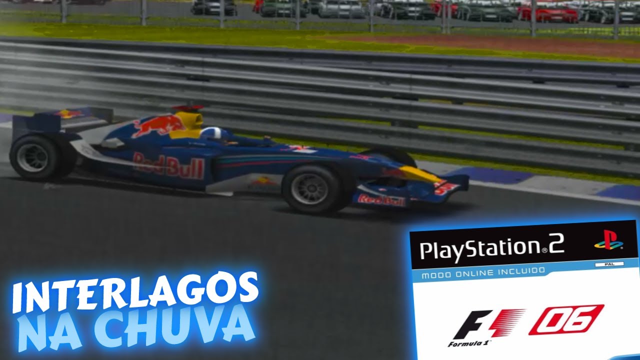 CORRER na CHUVA nesse F1 &Eacute; MUITO DIFICIL - F1 2006 PS2