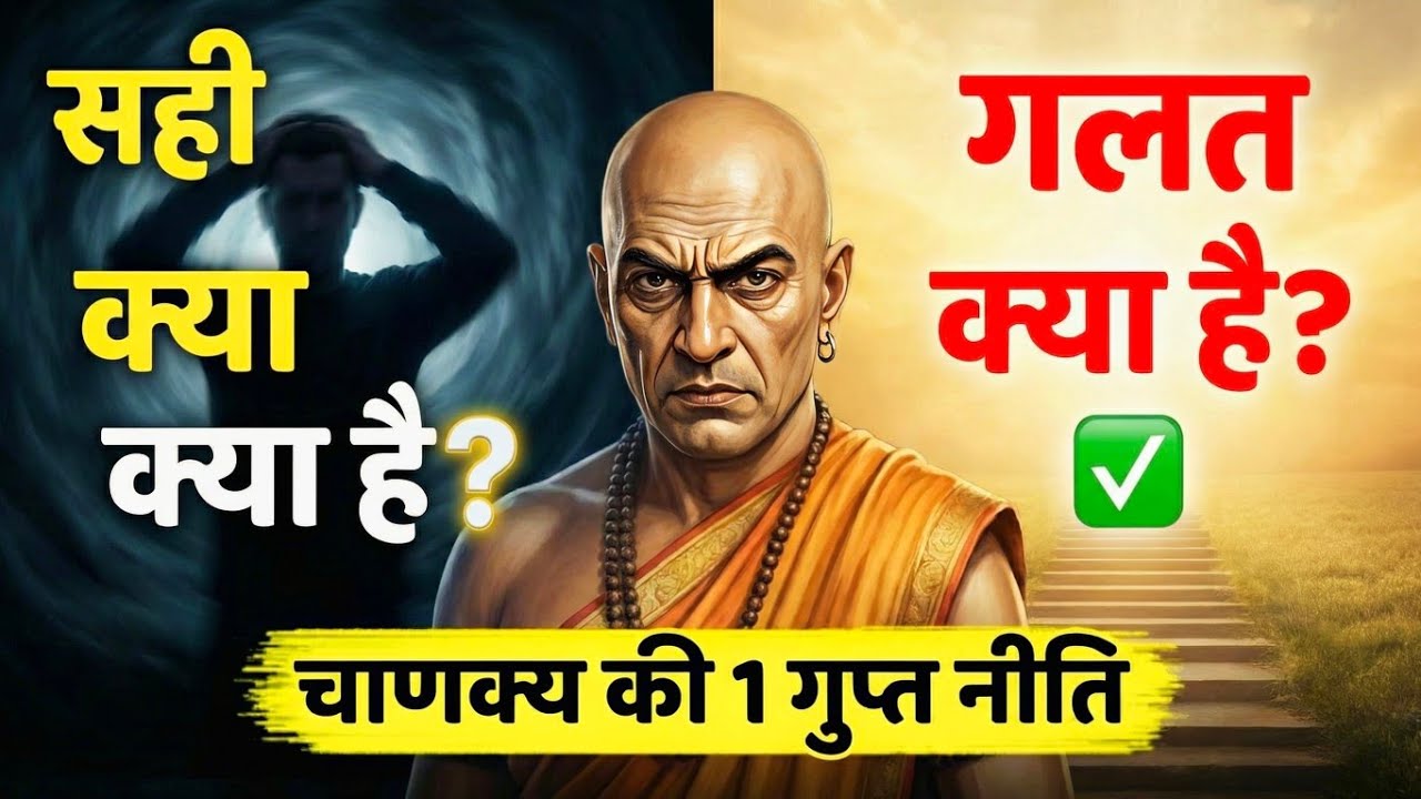 क्या सही है क्या गलत? चाणक्य की 1 गुप्त नीति जो रास्ता साफ कर देगी