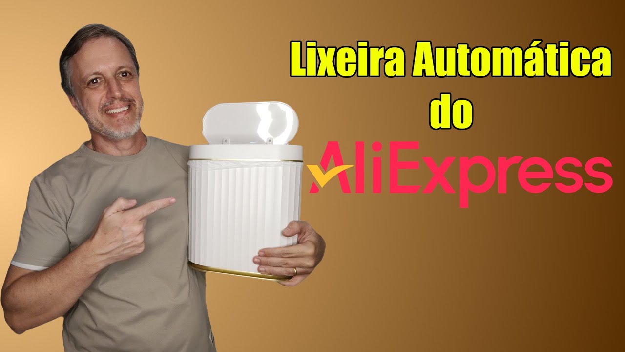 Lixeira Autom&aacute;tica | Unboxing e Teste Completo