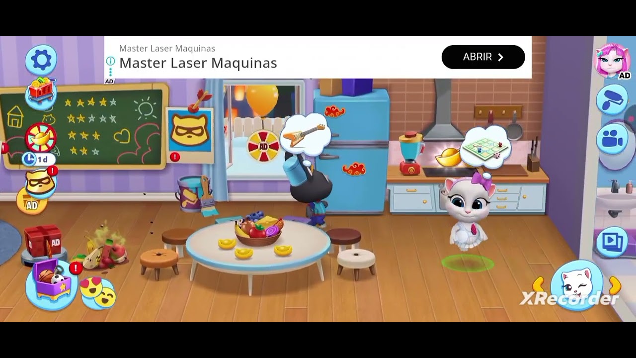 O momento da família de Tom 