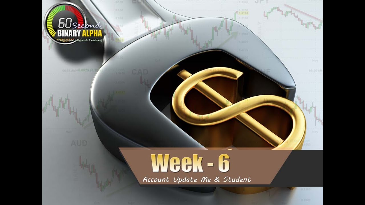 60 Second Binary Options Trading: $45 to $1000 to 1 Million in 12week: 6th Week Update