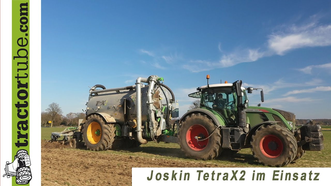 Güllewalze Joskin TetraX2 Eckdaten und  Einsatz in 2020