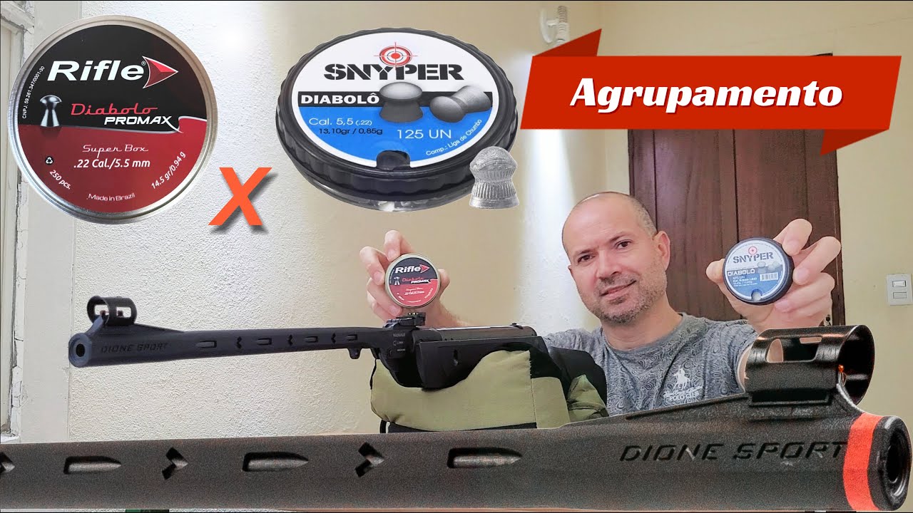 TESTE AGRUPAMENTO COM DIONE SPORT MH 5.5 - PROMAX vs SNYPER