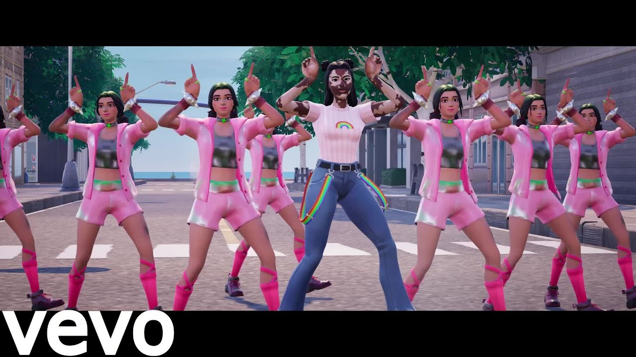 Fortnite - Rebellious (Official Fortnite Music Video) Doja Cat - Paint The Town Red | NEW EMOTE