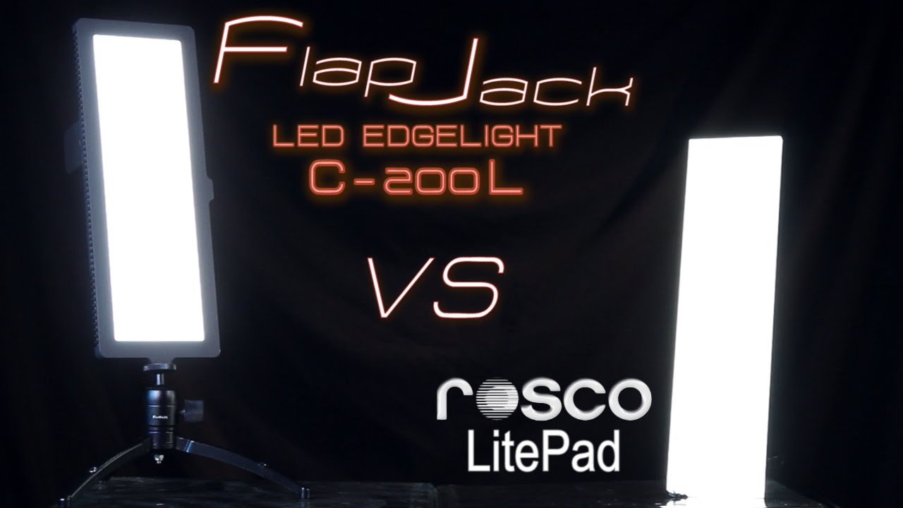 Fotodiox FlapJack LED Edgelight VS Rosco LitePad