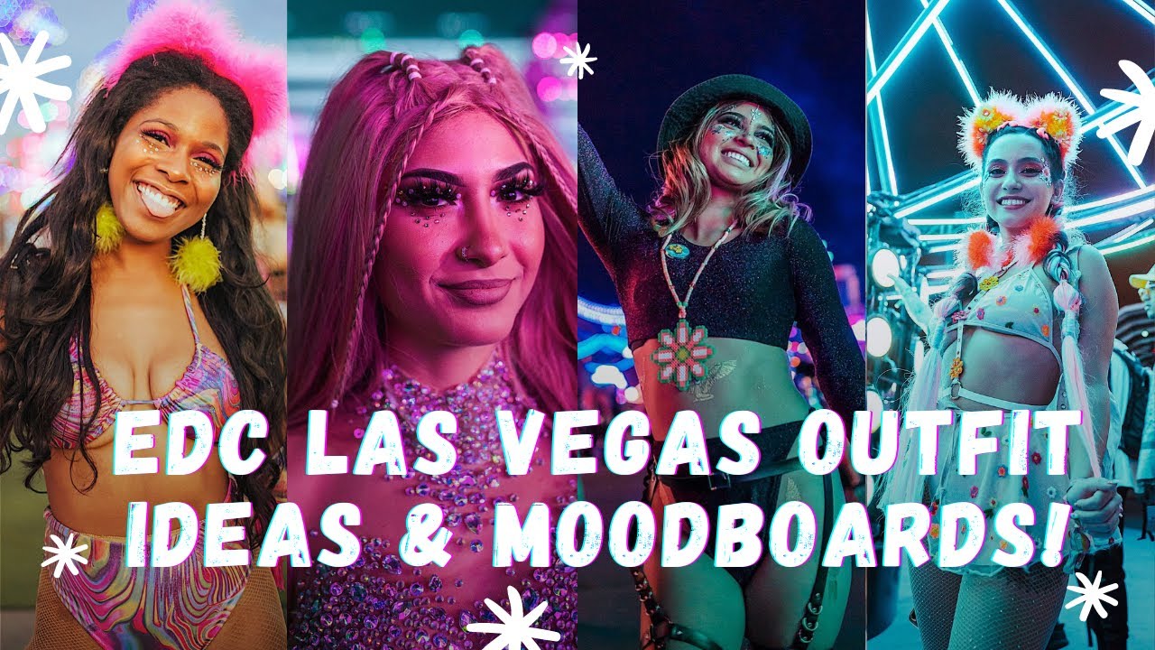 How to Dress for EDC Las Vegas | Festival Outfit Mood Boards