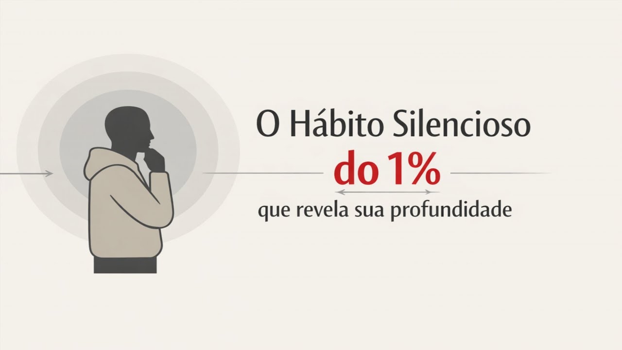 O Hábito Silencioso do 1% (que revela sua profundidade)