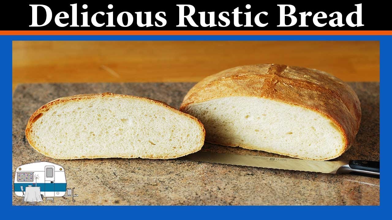Simple Rustic Bread, homemade