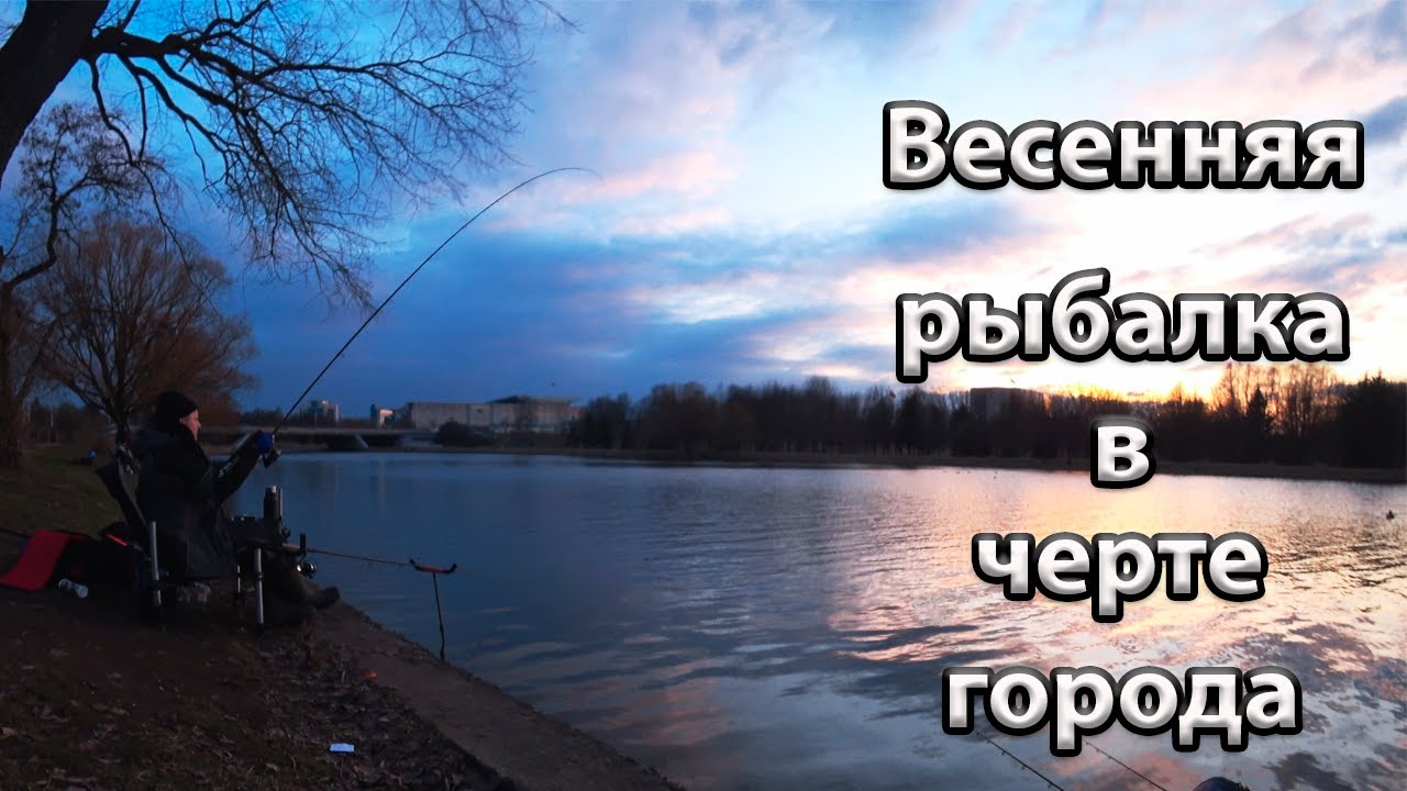 Весенняя рыбалка в черте города. Городская рыбалка.