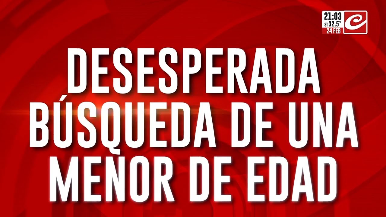 Desesperada búsqueda de Yasmin: fue al colegio y nunca llegó