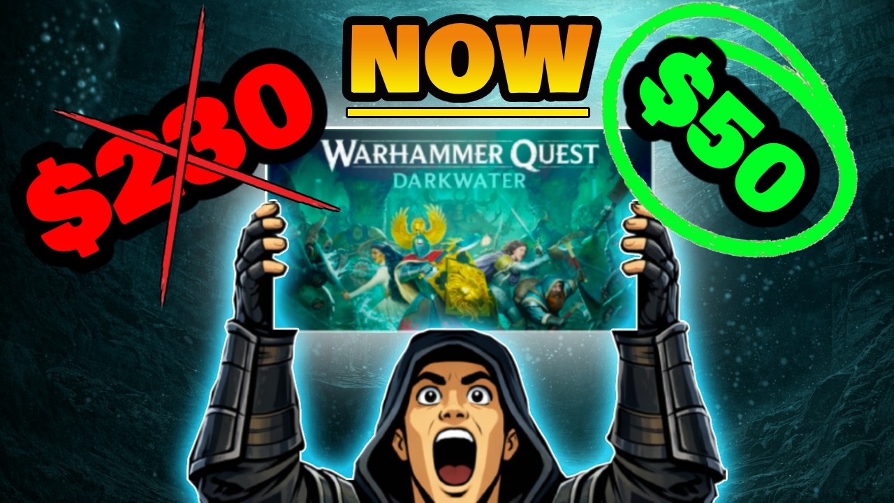 Warhammer Quest Darkwater Solo How To Play | Massive $50 Deal