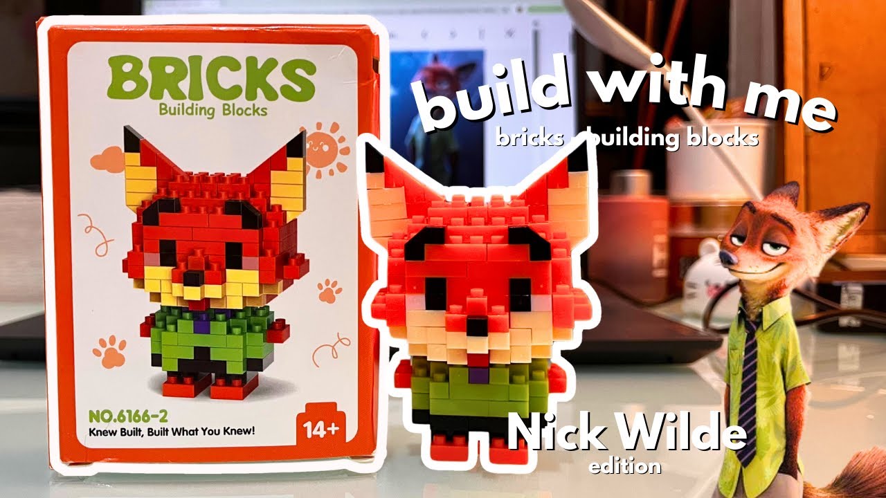 build with me ✮⋆˙ nick wilde 🦊 zootopia