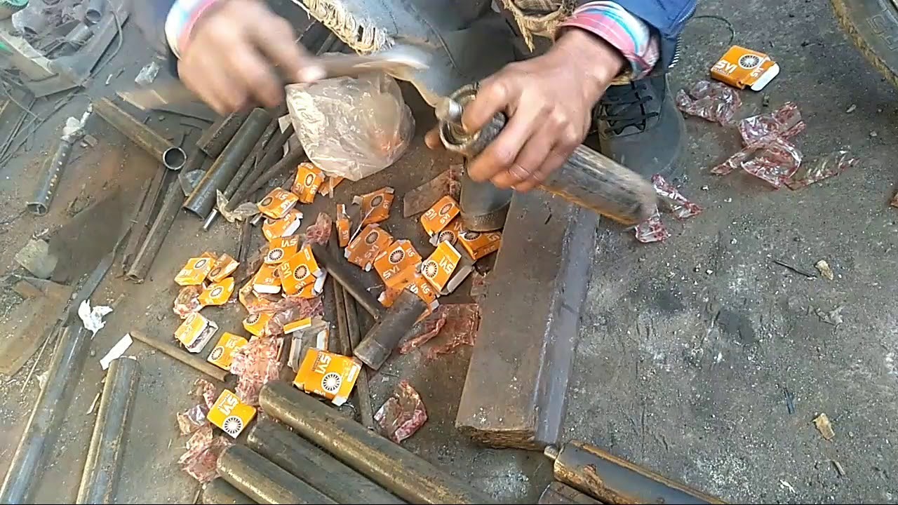 How to make conveyor roller(Homemade)