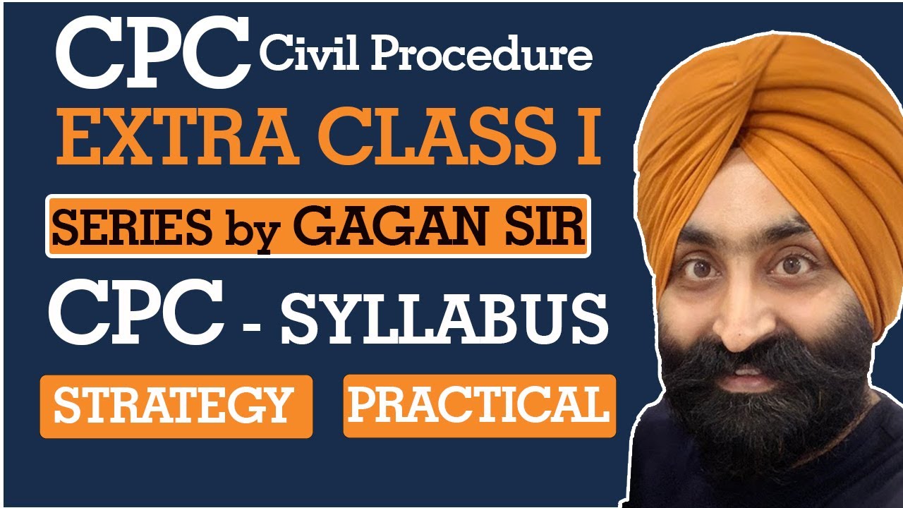 Code or Civil Procedure | CPC 1908 | CPC Extra Class | Civil Procedure Code 1908 | CPC made Easy