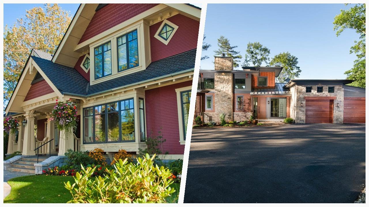 75 Red And Multicolored Exterior Home Design Ideas You'll Love ⭐️