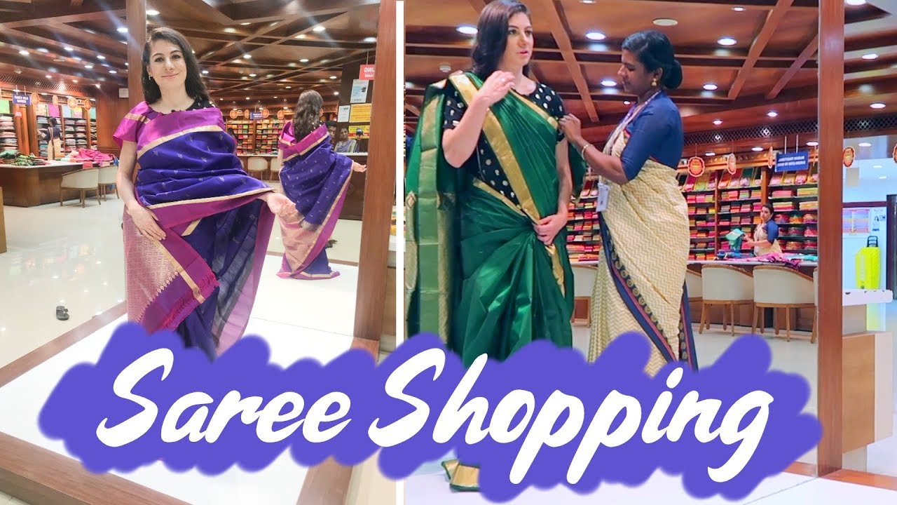 SAREE SHOPPING 2022 | FOREIGNER IN INDIA | TRAVEL VLOG IV