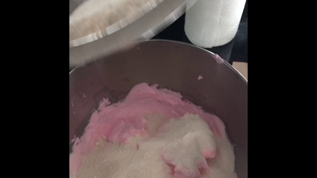 How to Macaronage by Stand Mixer