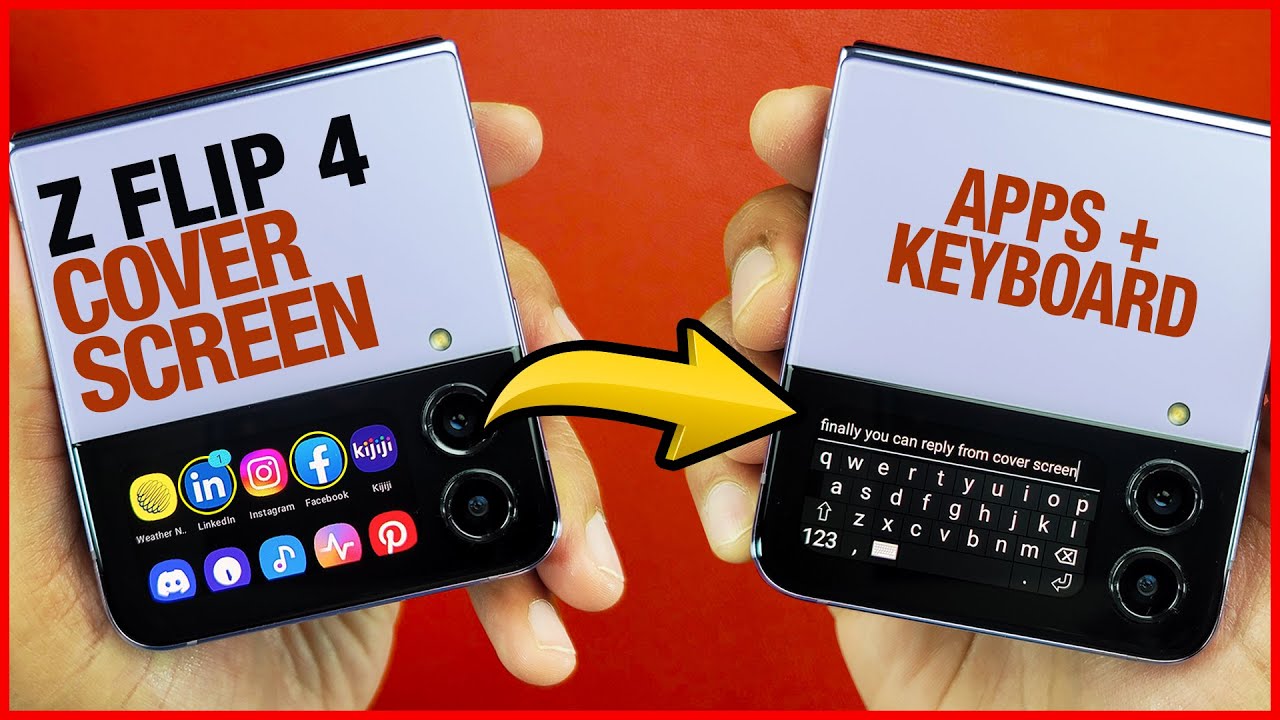 Z Flip 4 CoverScreen OS- Solves Many Problems!