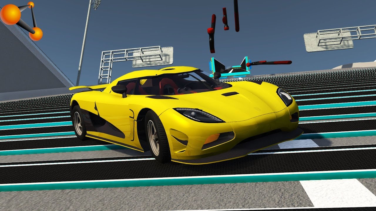 BeamNG.drive - the Descent on the Beams on the Cars