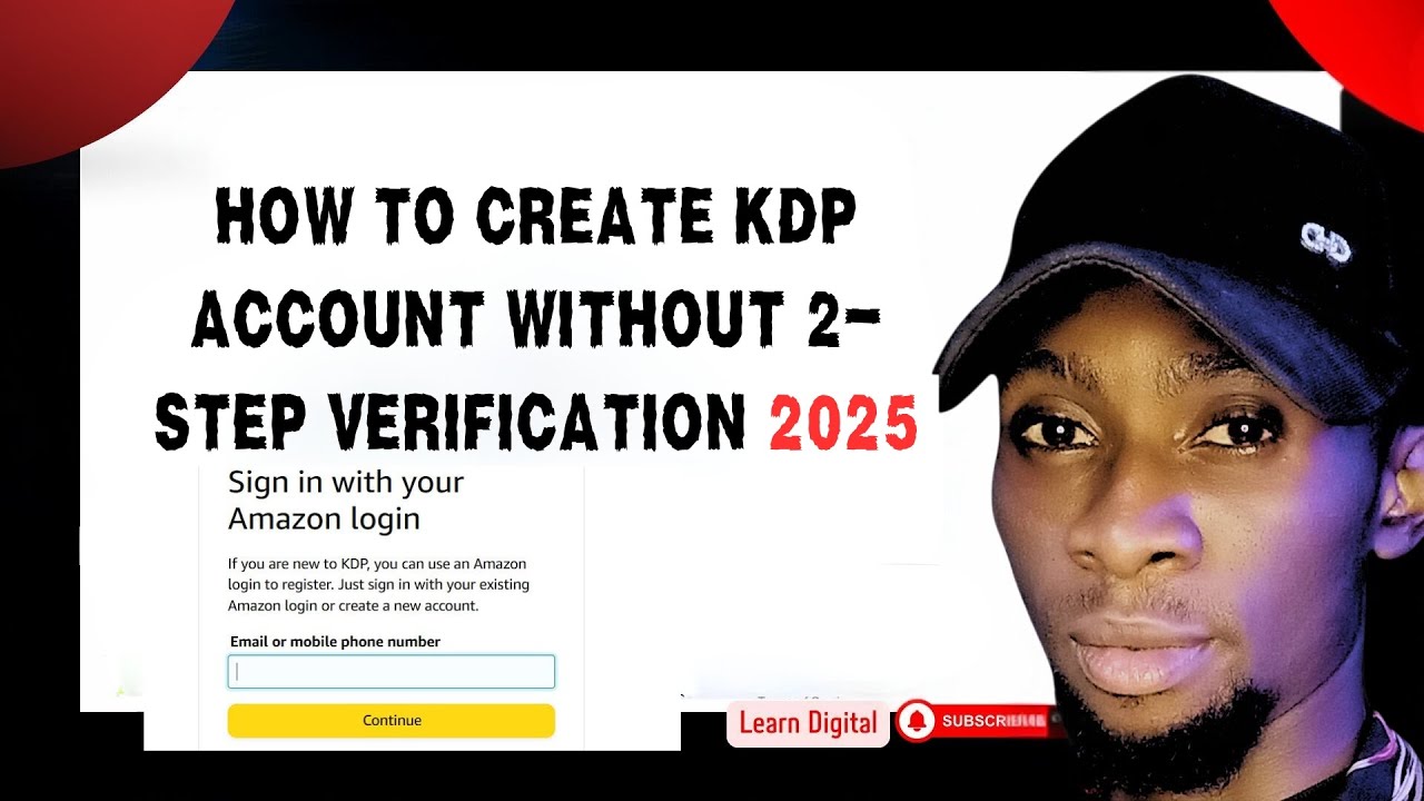 Как создать учетную запись Kdp 2025