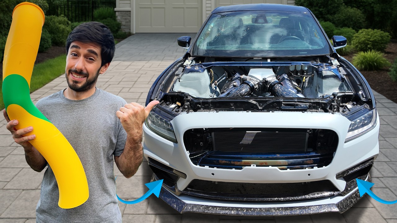 V10-Swapped Lincoln Continental Gets A REAL Cold Air Intake