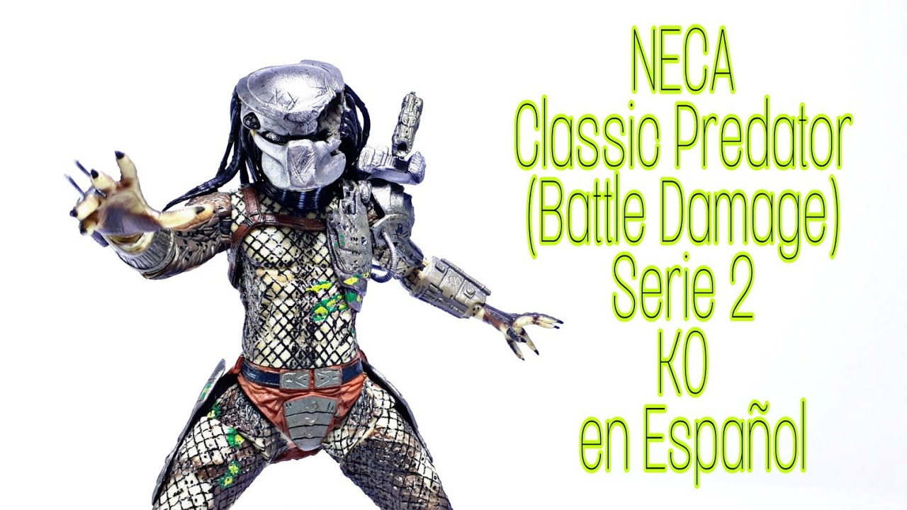 NECA Classic Predator (Battle Damage) Serie 2  KO/Bootleg En Español