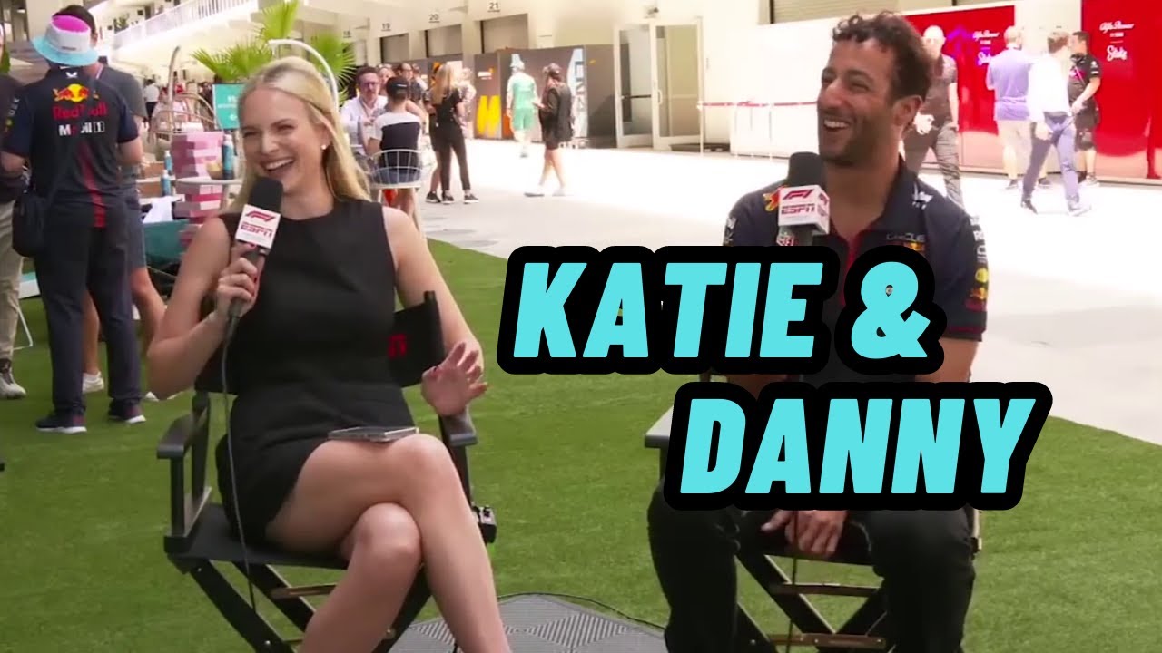 Daniel shows Katie George his 