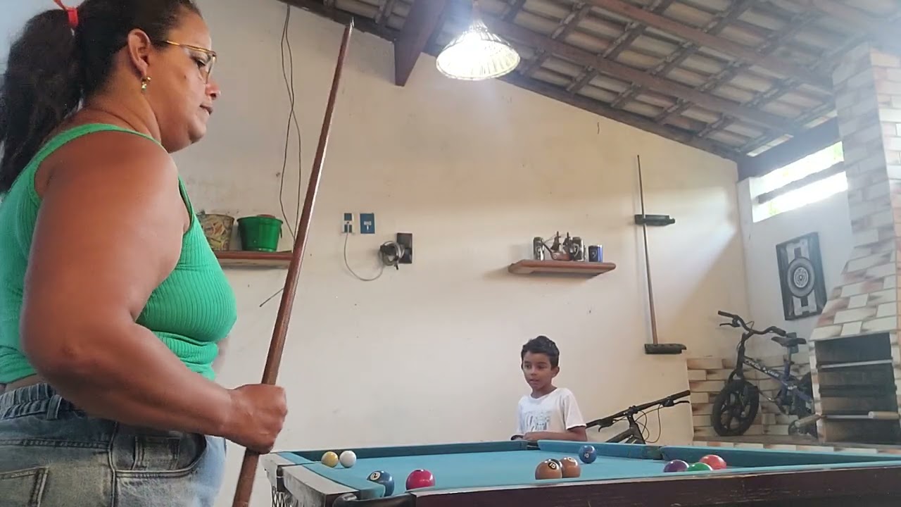 2 jogo do campeonato de sinuca Dayana VS neide