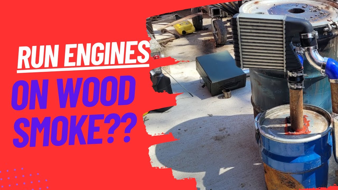 Junk heap wood gasifier build version 1.0. Run engines on wood?