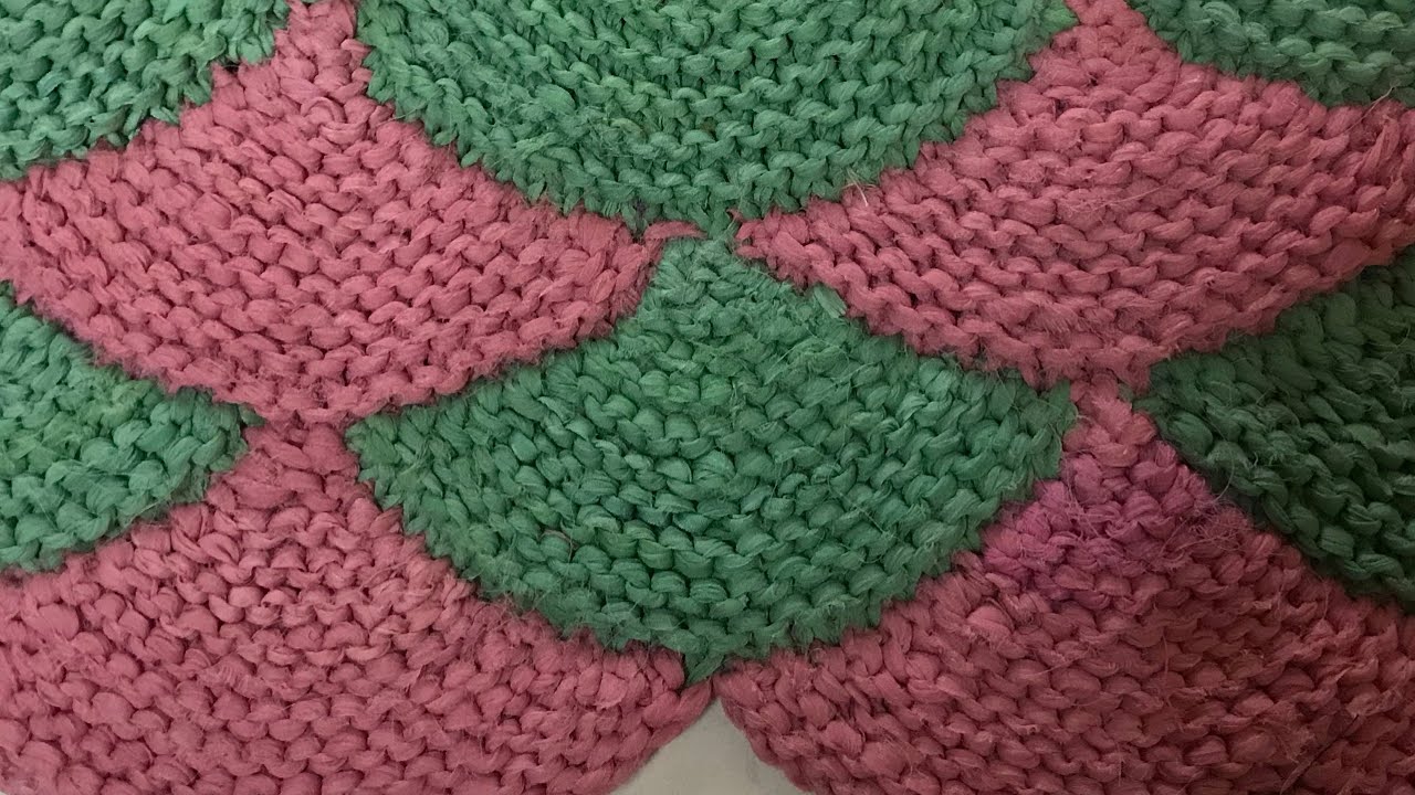पुरानी साड़ी या चुन्नी से बनाया आसान तरीक़े से बनाया | How to make Door Mat/ Table Mat/ pooja aasan