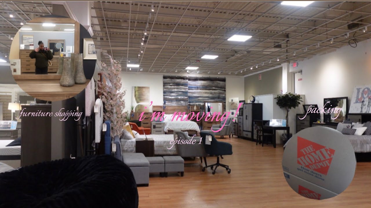 i’m moving! pack with me📦 moving series ep.1 | packing & furniture shopping