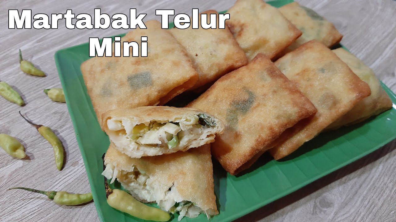 Martabak telur mini dan cara membuat kulitnya