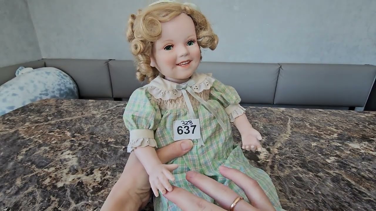 Обзор новой куклы в моей коллекции Ширли Тэмпл.#doll #кукольныйколлекционер 