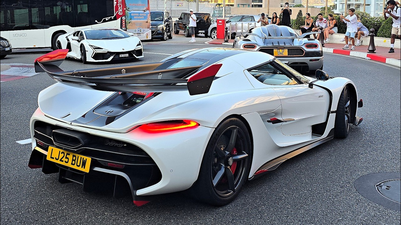 CARSPOTTING IN MONACO BEST HYPERCARS AND SUPERCARS DRIVING ON THE STREETS