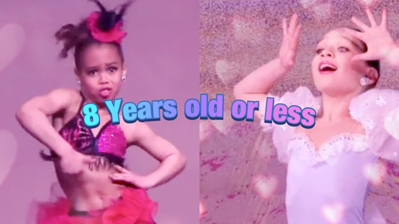 Dance Moms- Age 8 and UNDER solos Ranked
