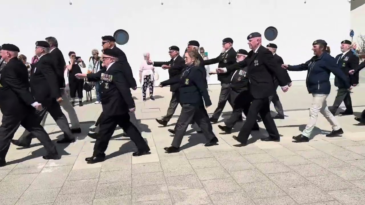 Military Parade at Ramsgate Harbour begins￼
