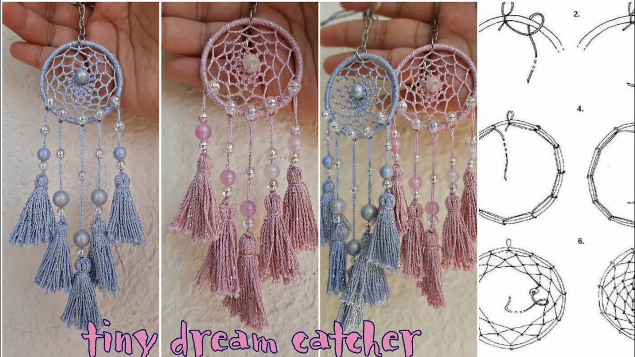 DIY Dreamcatcher | Dreamcatcher Keychain | How to make a Dreamcatcher