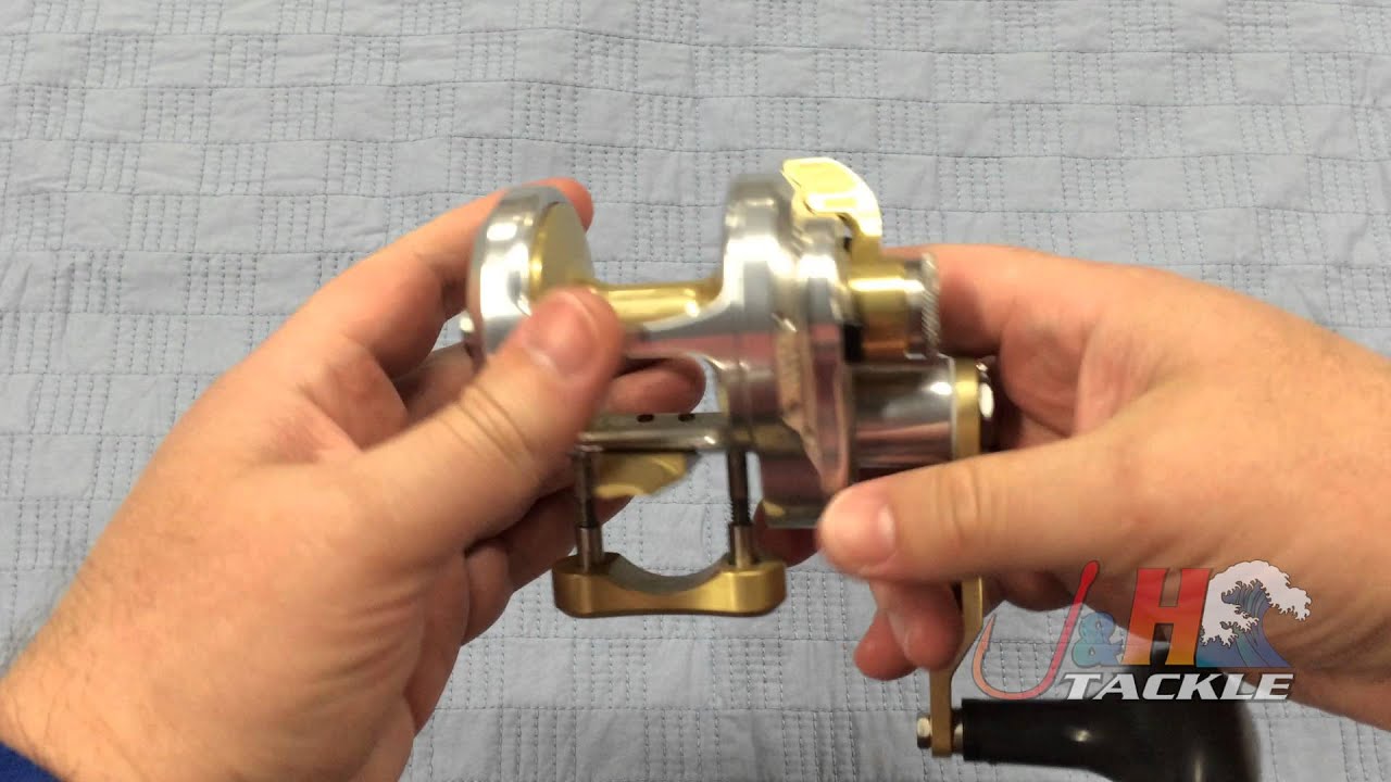 Accurate Fury FX-400X Single Speed Lever Drag Reel Silver-Gold | J&H Tackle