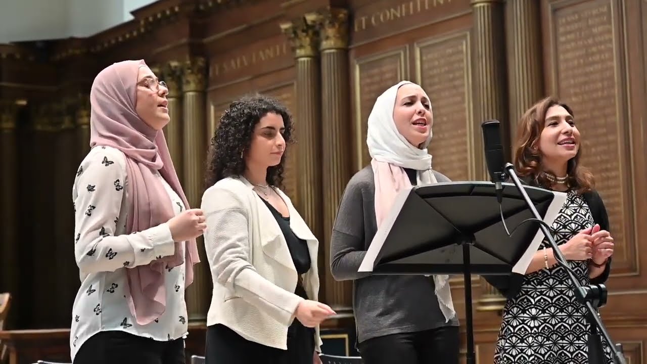 Cambridge Takht - Youmna & Chloe sing El Helwa Di  at Trinity Chapel