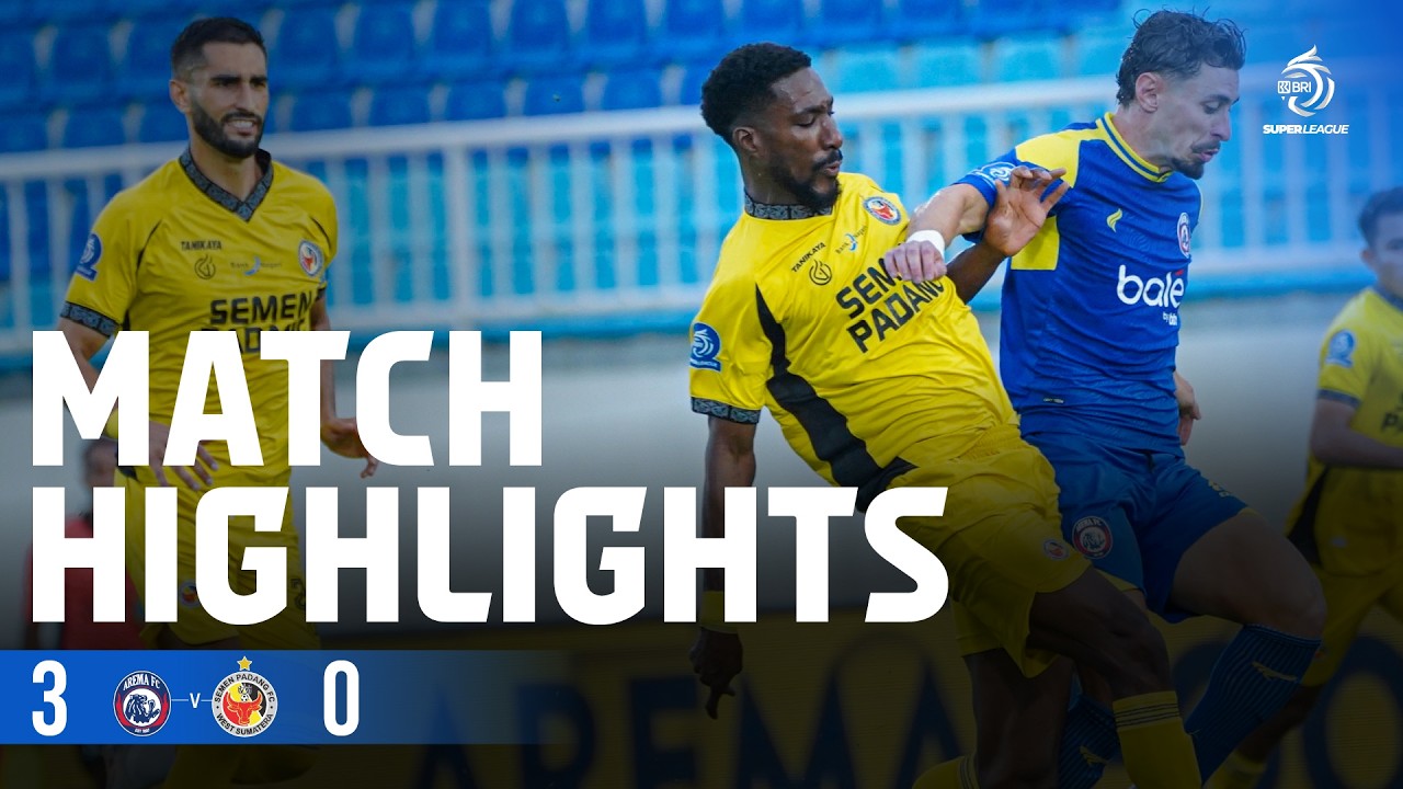Mini Highlight BRI Super League | AREMA FC vs Semen Padang FC | Week 21