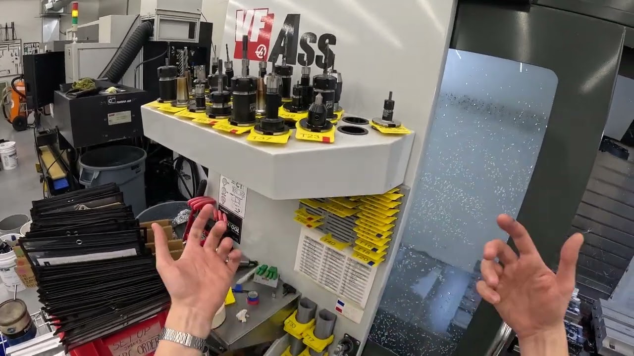 Haas Mill - Standard Tool Library Overview - Side Mount Tool Changer - Use All T Numbers 1 to 200