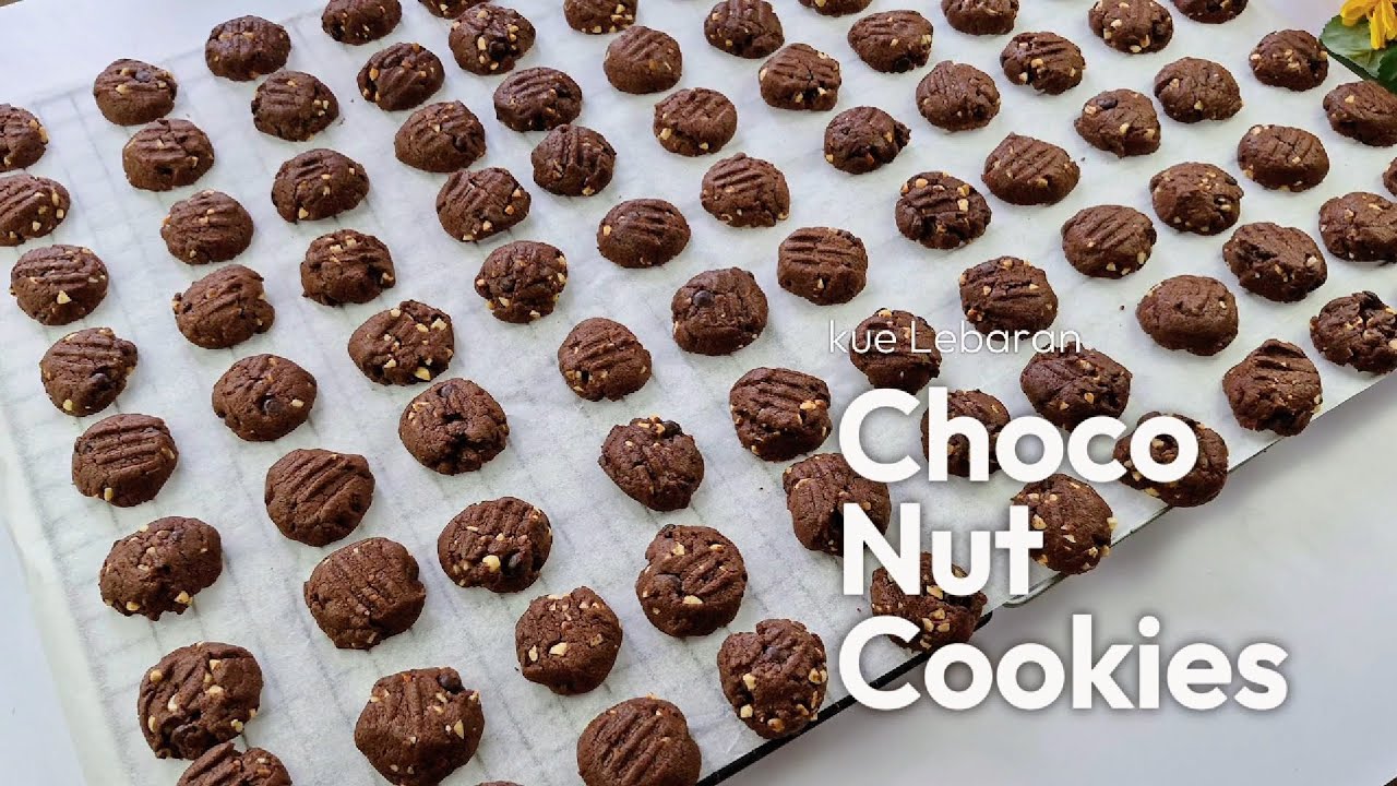 KUE LEBARAN - Choconut Cookies Crunchy Nyoklat Banget