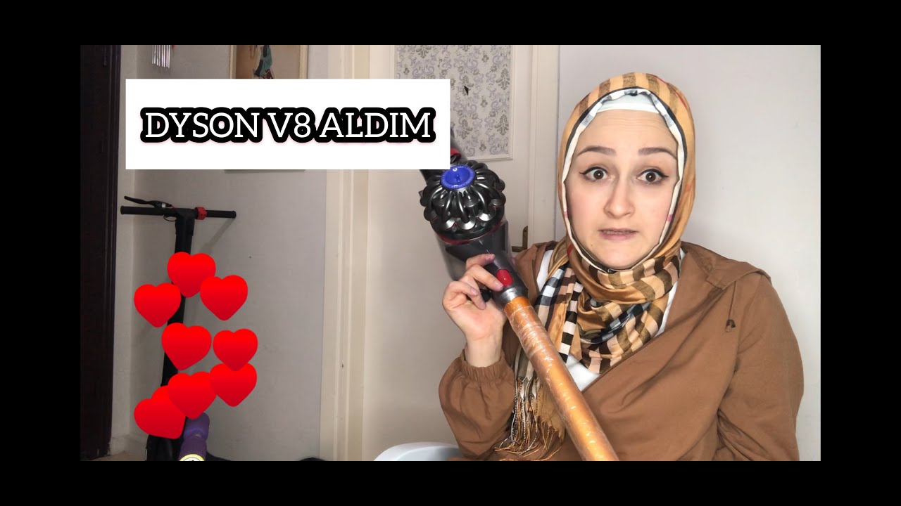 DYSON V8 SÜPÜRGE ALDIMMMMMM