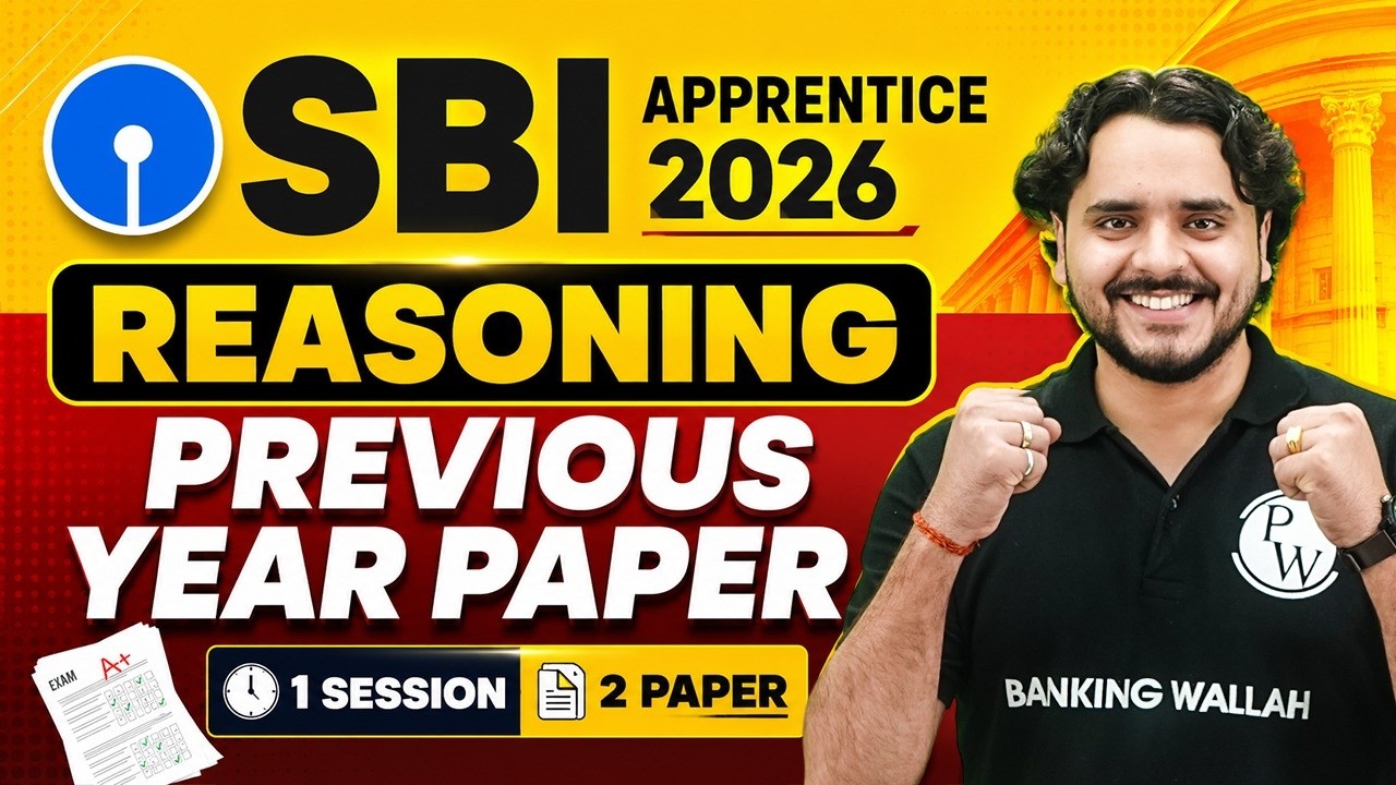 SBI Apprentice Question Paper | SBI Apprentice Reasoning Questions | SBI Apprentice Preparation