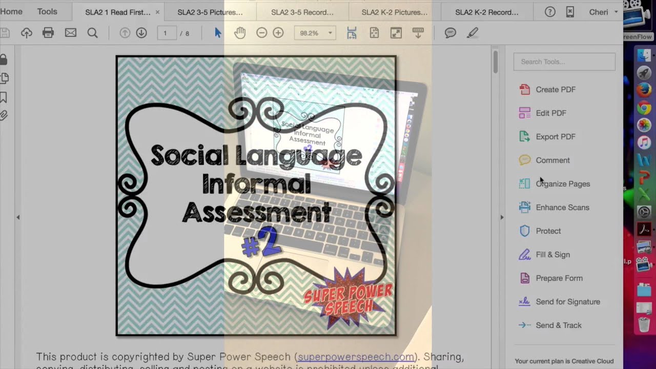Social Language Informal Assessment 2
