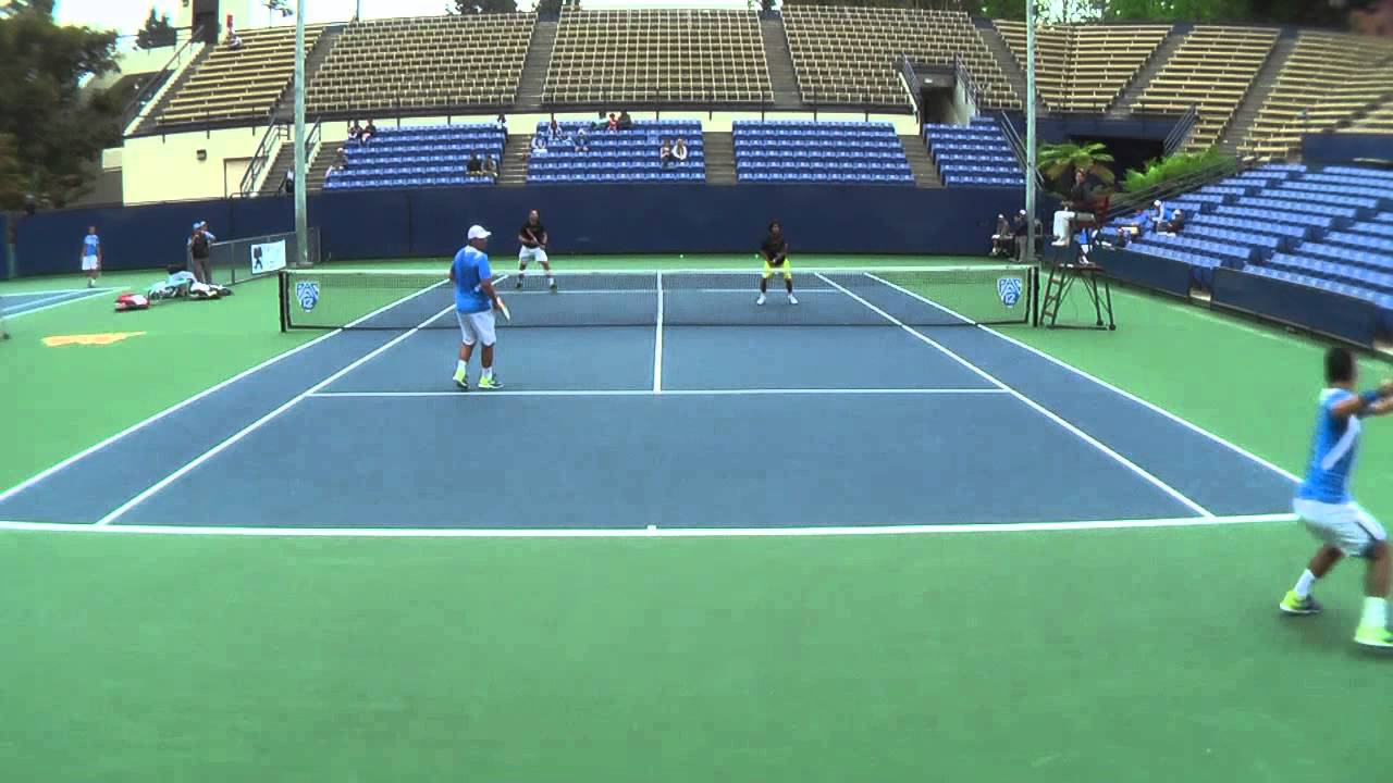 04 13 2013 UCLA Vs Oregon men's tennis doubles