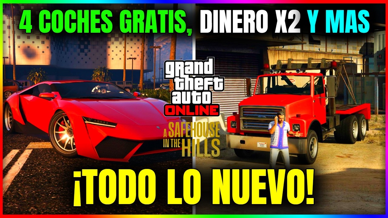 NUEVA ACTUALIZACION GTA5 ONLINE! COCHES GRATIS, DINERO X2, TODO LO QUE LLEGA! DESCUENTOS Y MUCHO MAS