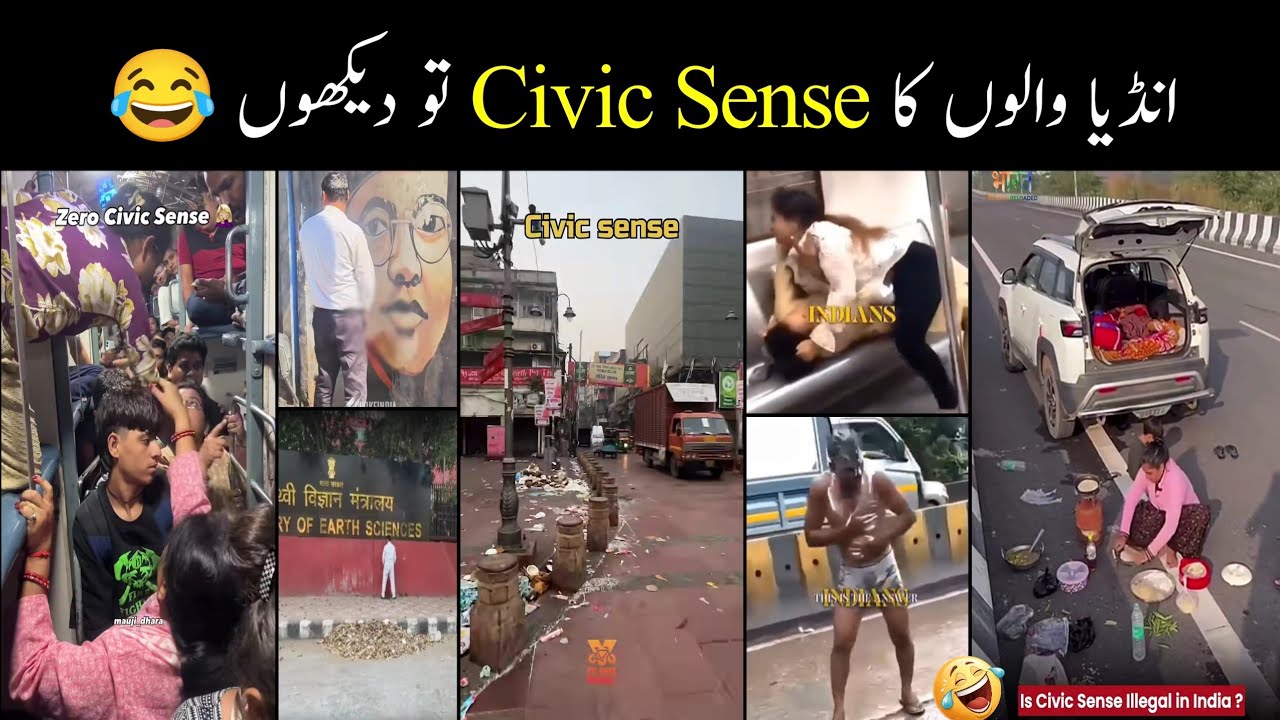 INDIA Is Not For Beginners 😂 | Civic Sense Funny Reaction